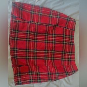 Plaid skirt